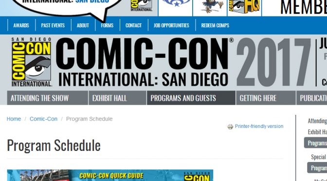 本月19号动漫展（SD Comic-Con）预展 别错过活动（图）