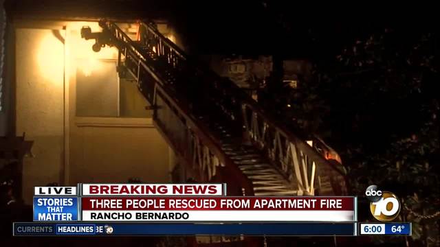 伯纳多社区一公寓今凌晨火灾两名儿童丧生（图频）