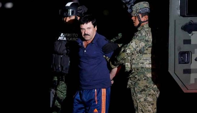 墨西哥大毒枭古兹曼在美被判终身监禁（图）