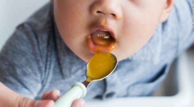 报告称美国95%的婴儿食品含有有毒金属