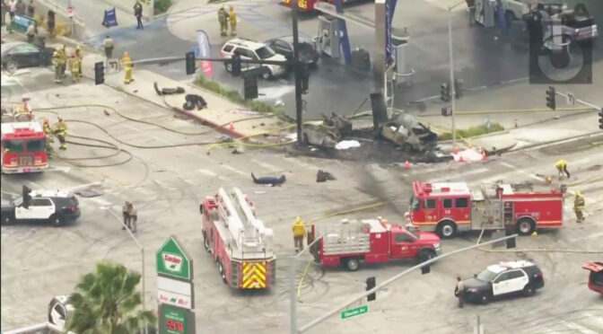 洛杉矶加油站连环相撞 5人死亡7人受伤（视频）