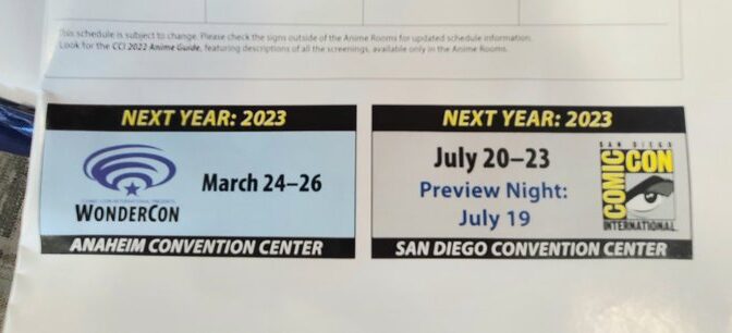 2023’圣地亚哥动漫大展周六将发售门票及购买方法（图）