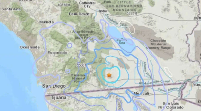 圣地亚哥县东部发生3.8级地震暂无损坏或受伤报告（图）